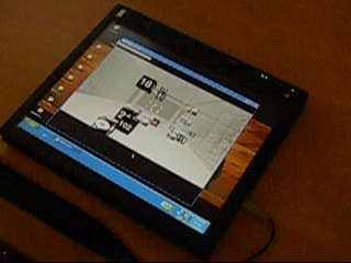Polyglot Game played on Tablet PC